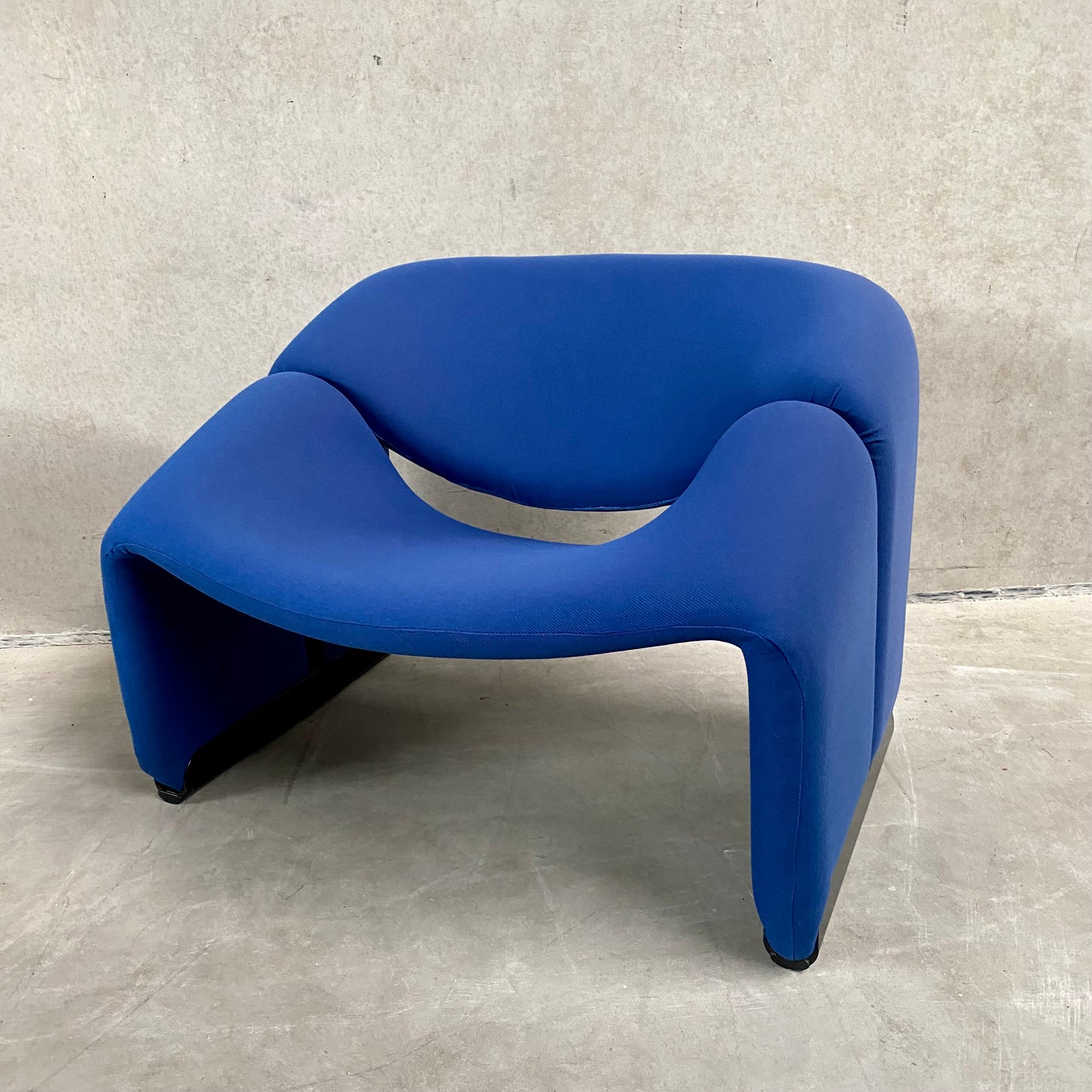 Blauer F598 Groovy M-Stuhl von Pierre Paulin für Artifort 1970