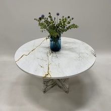 Load image into Gallery viewer, Beautiful Large Vintage Italian Design Marble Dining Table Italy 1970
