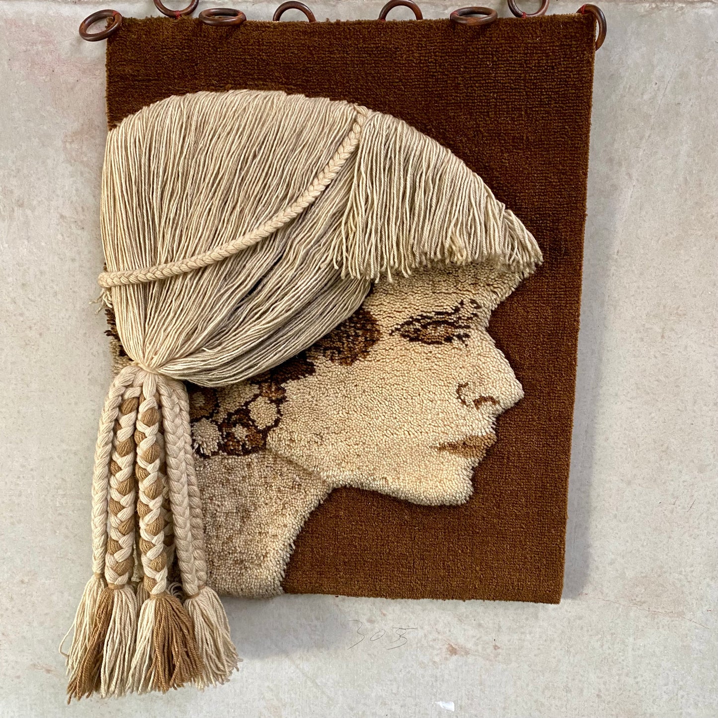 Grande tapisserie murale du studio Desso, Pays-Bas, 1970