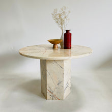 Load image into Gallery viewer, Beautiful Vintage Italian Design Marble Dining Table Italy 1970

