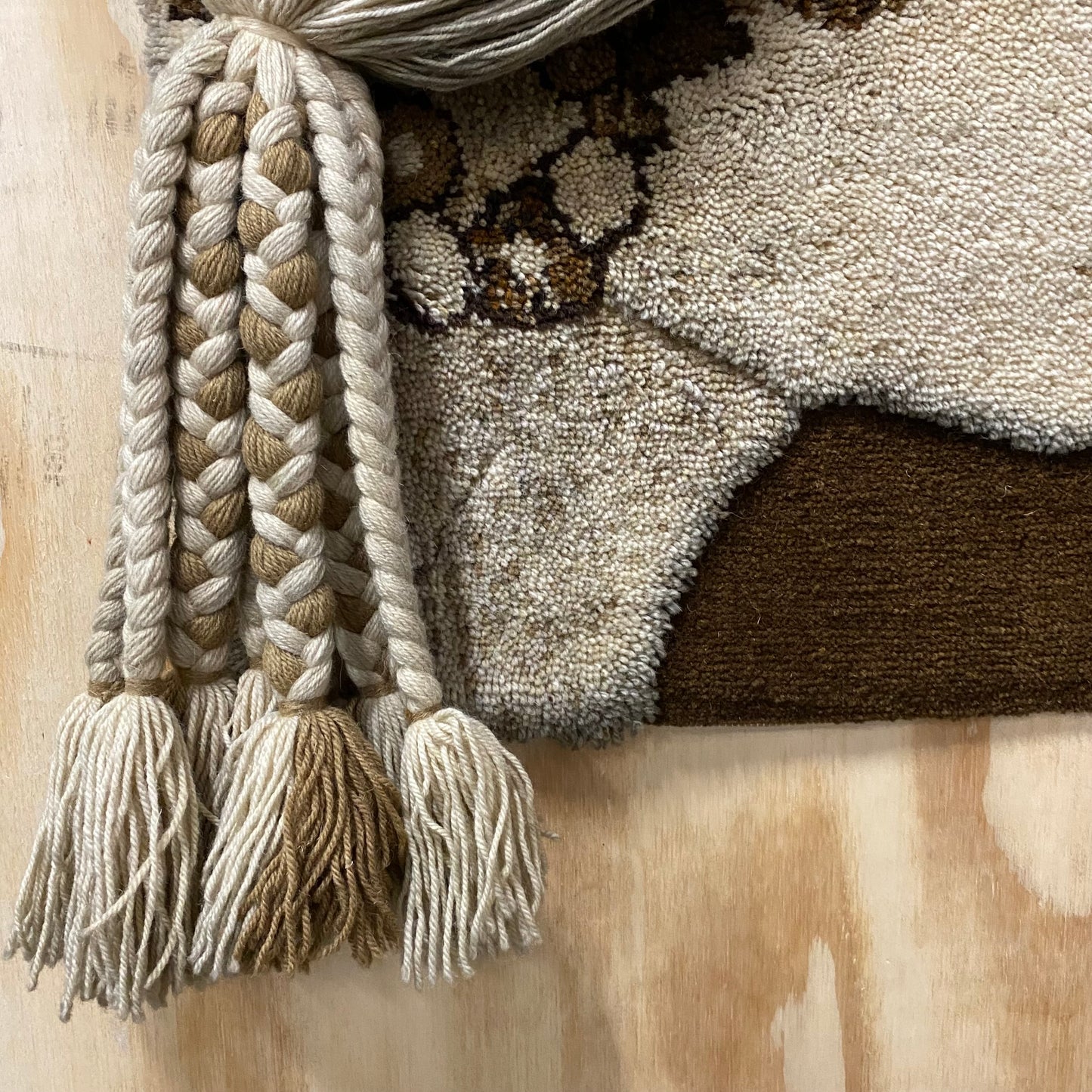 Grande tapisserie murale du studio Desso, Pays-Bas, 1970