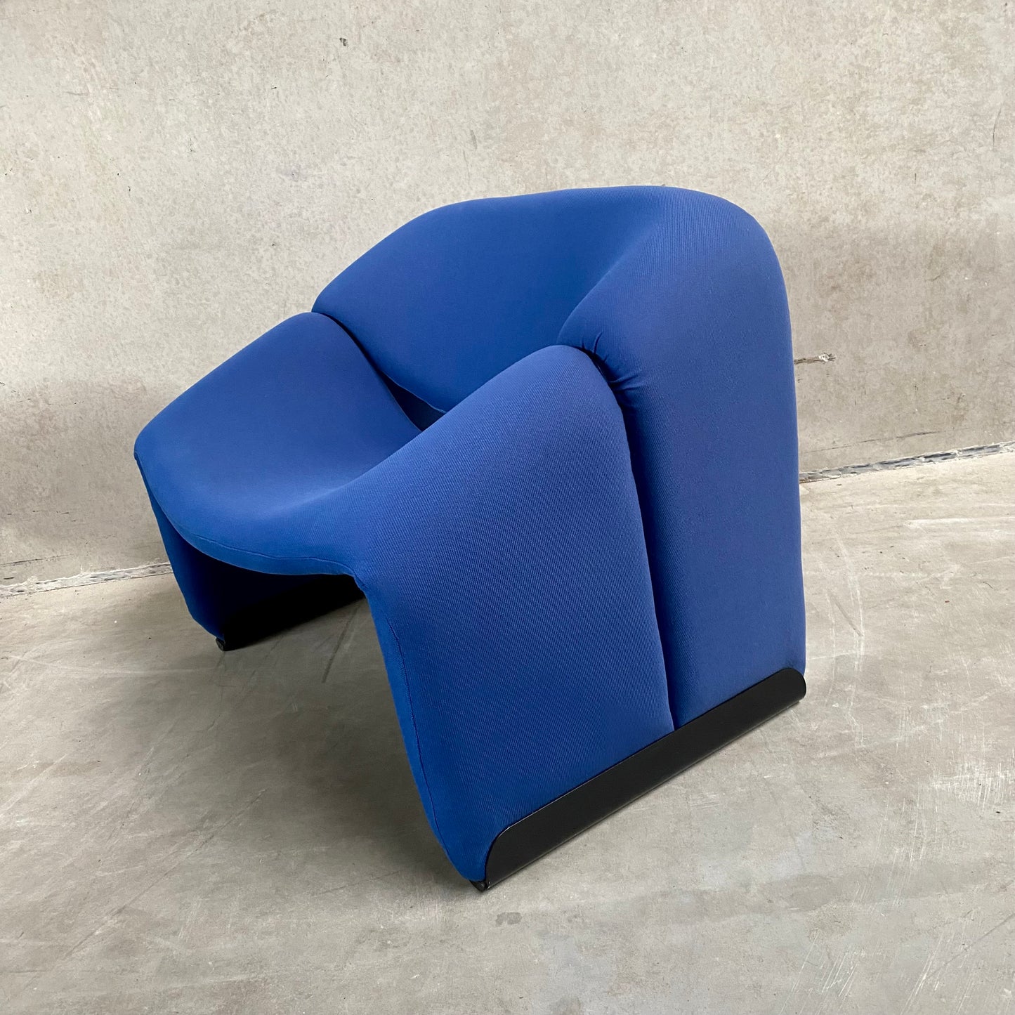Blauer F598 Groovy M-Stuhl von Pierre Paulin für Artifort 1970