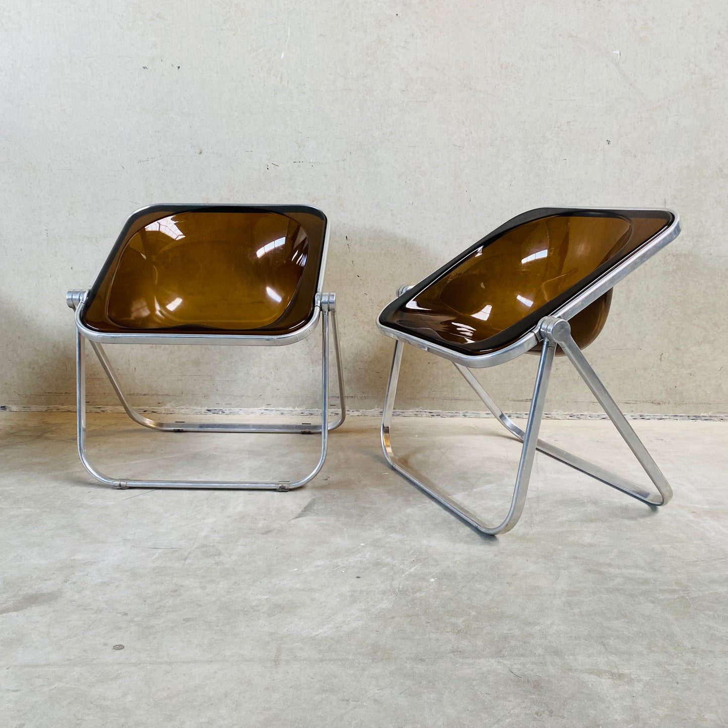 Satz Plona-Klappstühle von Giancarlo Piretti für Castelli, Italien 1970