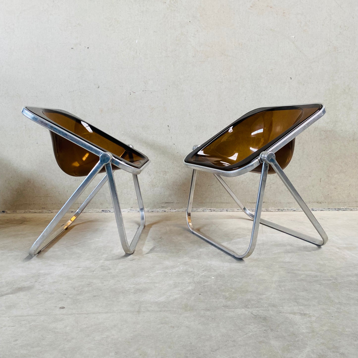 Satz Plona-Klappstühle von Giancarlo Piretti für Castelli, Italien 1970