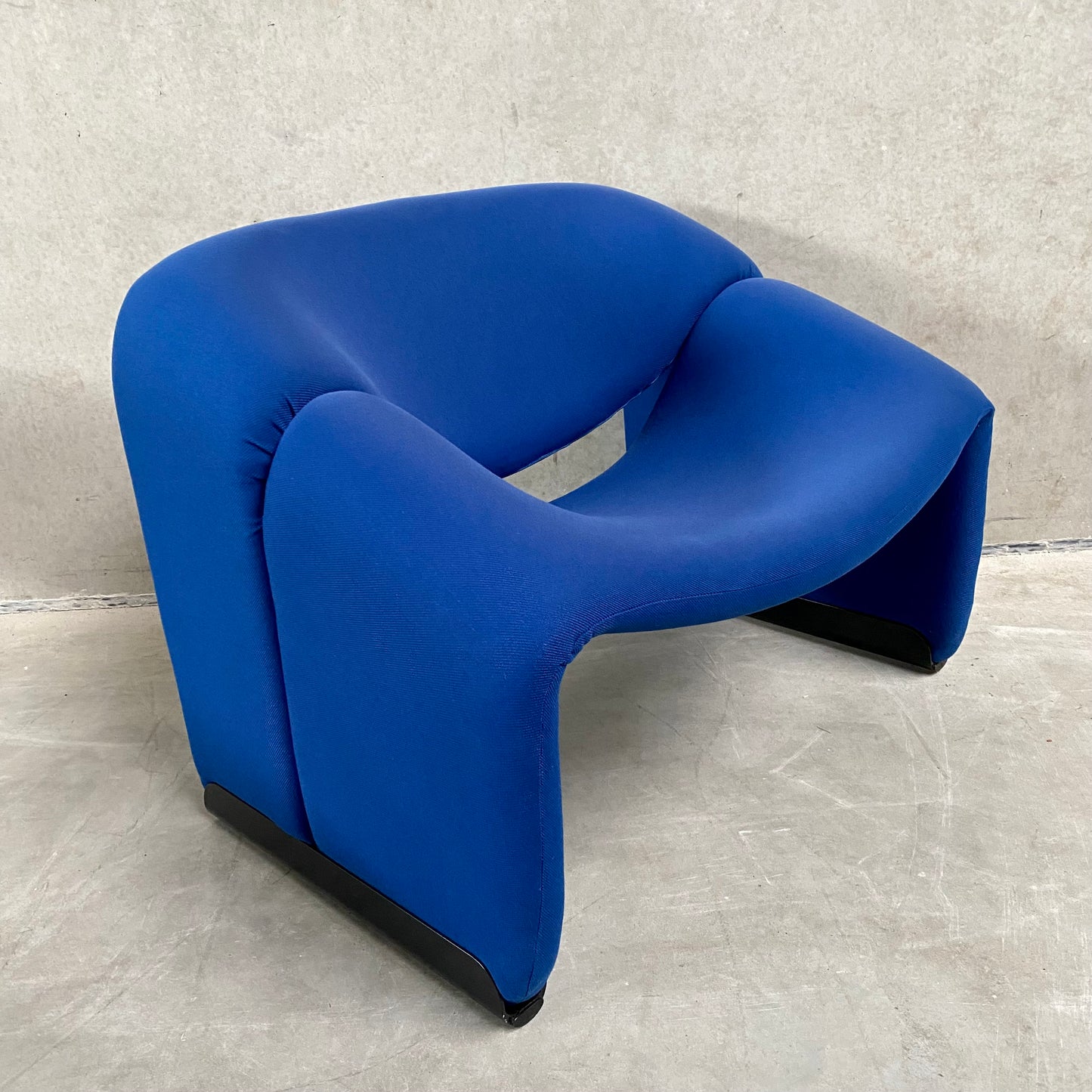 Blauer F598 Groovy M-Stuhl von Pierre Paulin für Artifort 1970