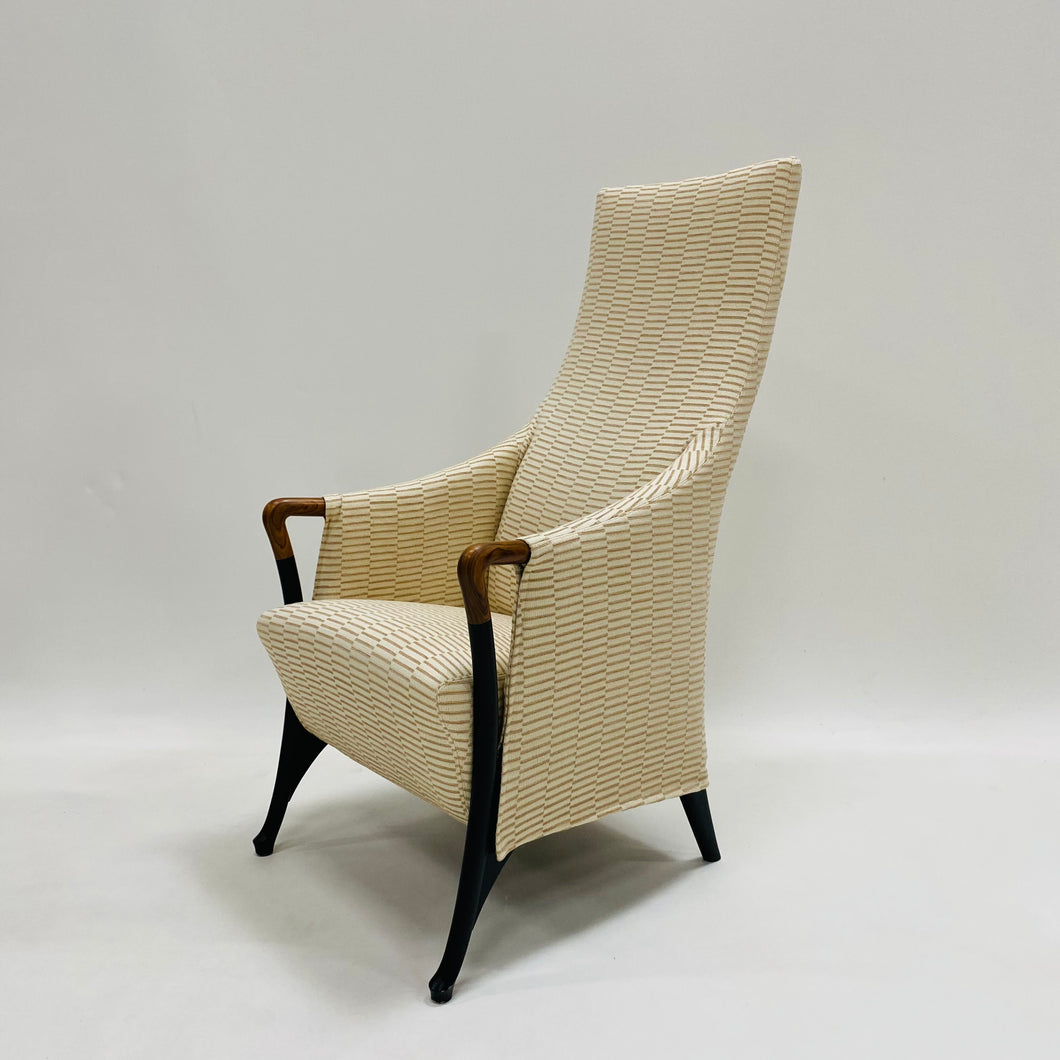 Progetti High Bergère Armchair by Giorgetti Italy 1980