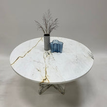 Load image into Gallery viewer, Beautiful Large Vintage Italian Design Marble Dining Table Italy 1970
