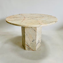 Load image into Gallery viewer, Beautiful Vintage Italian Design Marble Dining Table Italy 1970
