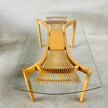 Load image into Gallery viewer, Sculptural &#39;totem&#39; Dining Set by Torstein Nilsen for Westnofa, Norway 1980
