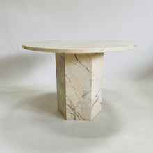 Load image into Gallery viewer, Beautiful Vintage Italian Design Marble Dining Table Italy 1970
