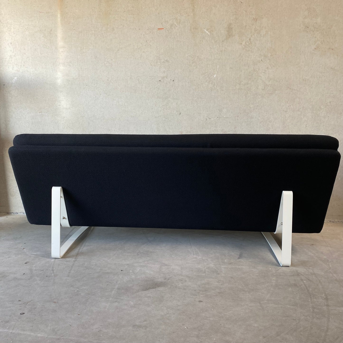 Schwarzes 3-Sitzer-Sofa „C684“ von Kho Liang Ie für Artifort Niederlande 1960