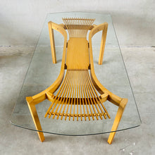 Load image into Gallery viewer, Sculptural &#39;totem&#39; Dining Set by Torstein Nilsen for Westnofa, Norway 1980
