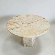 Load image into Gallery viewer, Beautiful Vintage Italian Design Marble Dining Table Italy 1970
