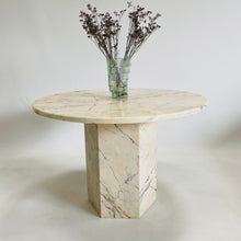 Load image into Gallery viewer, Beautiful Vintage Italian Design Marble Dining Table Italy 1970

