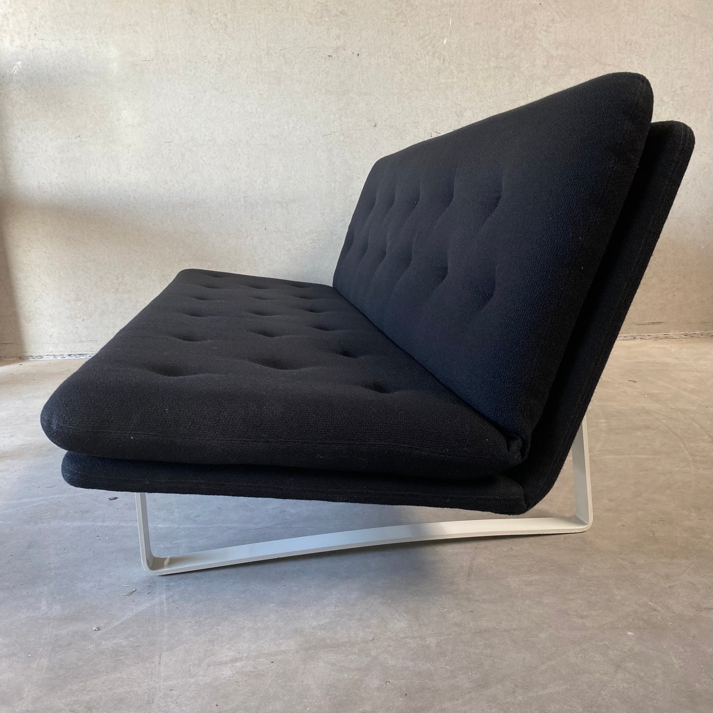 Schwarzes 3-Sitzer-Sofa „C684“ von Kho Liang Ie für Artifort Niederlande 1960