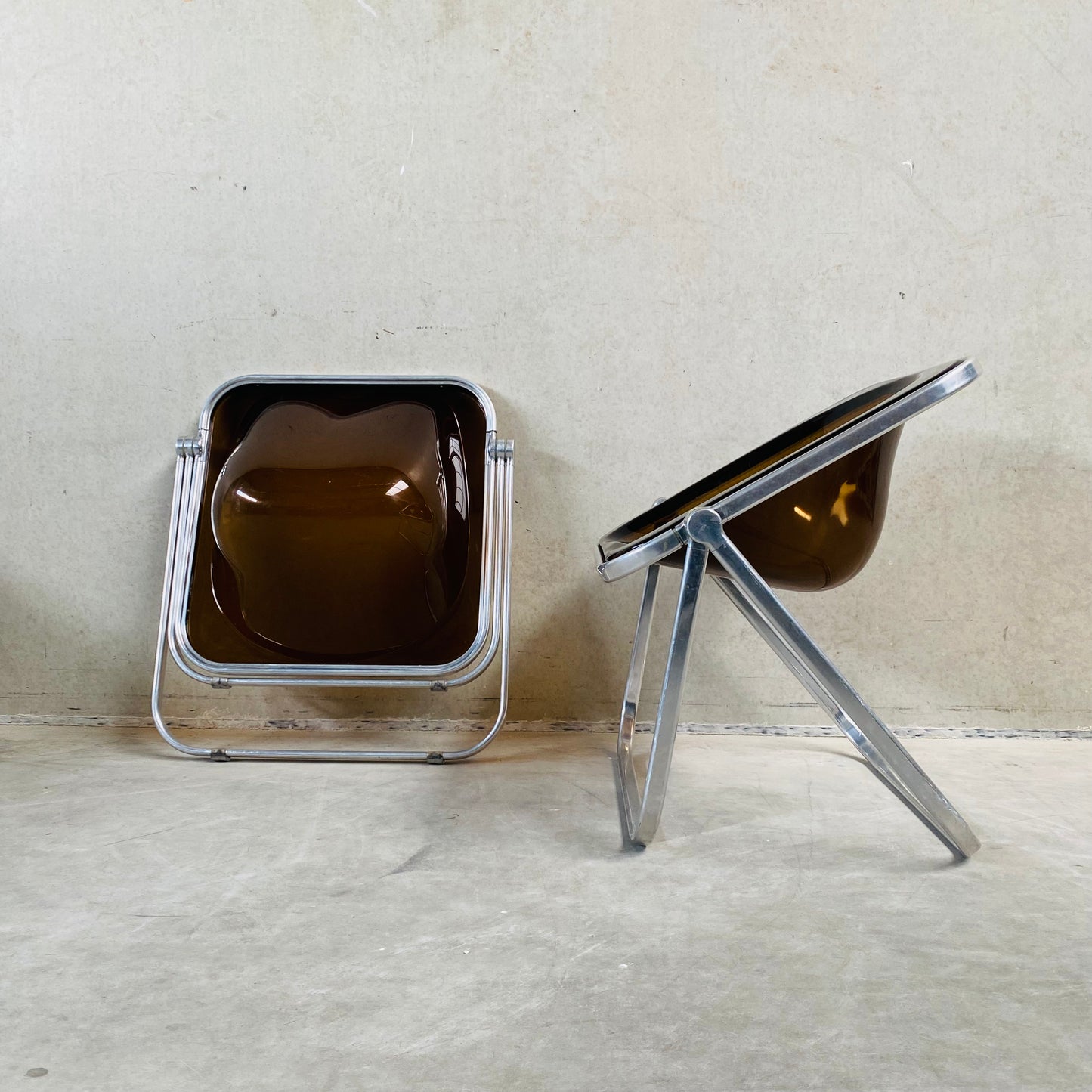 Satz Plona-Klappstühle von Giancarlo Piretti für Castelli, Italien 1970