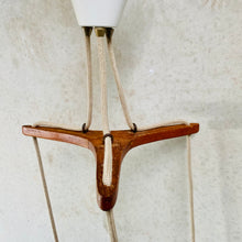 Load image into Gallery viewer, OPALINE GLASS DROP PENDANT BY JACOB BANG FOR HOLMEGAARD, DENMARK 1960S

