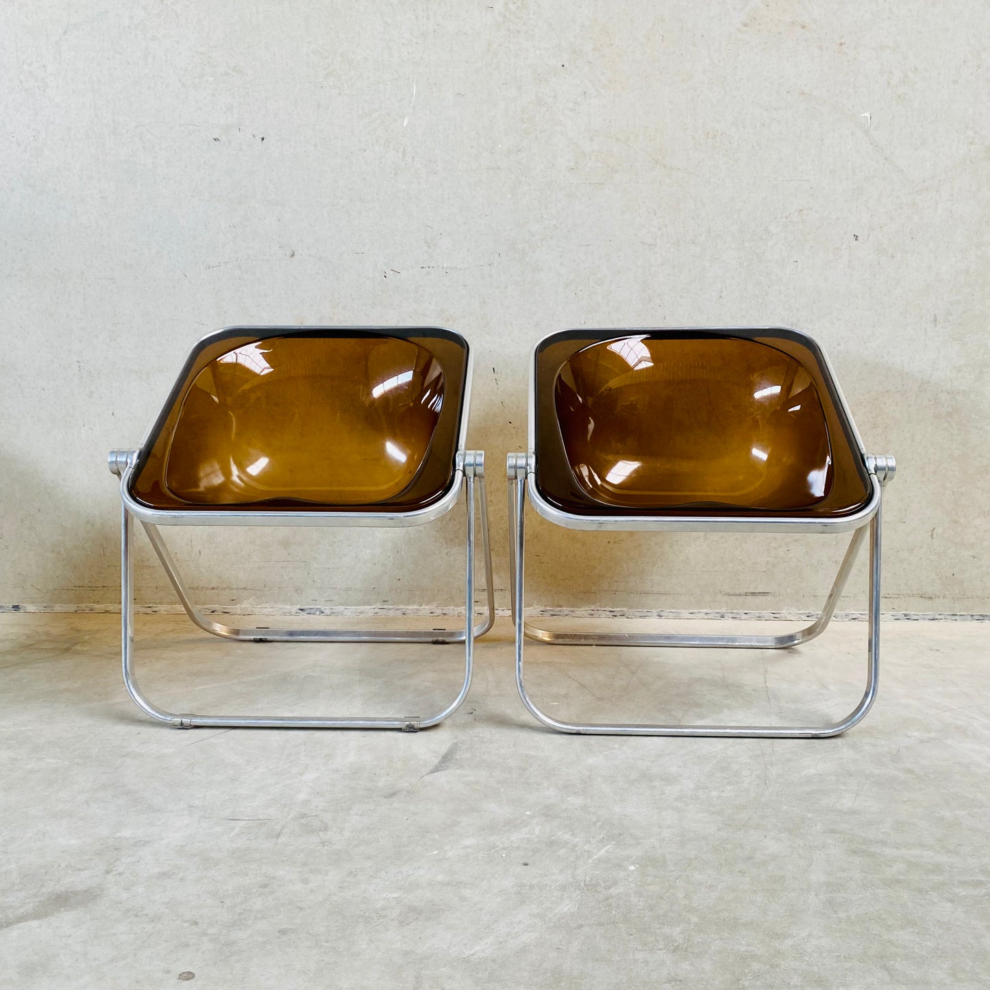 Satz Plona-Klappstühle von Giancarlo Piretti für Castelli, Italien 1970