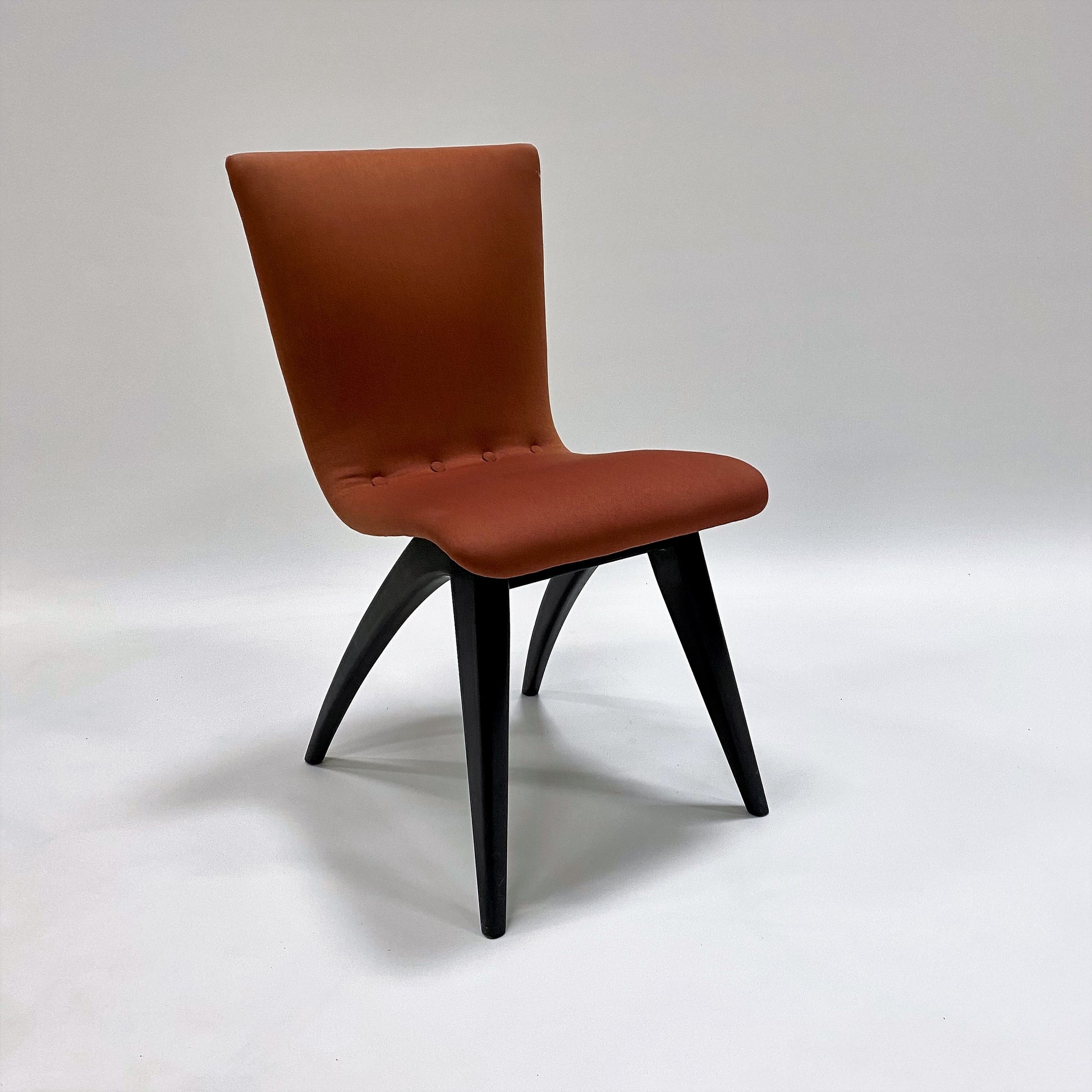 SET OF 4 SWING DINING CHAIRS BY GJ VAN OS FOR VAN OS CULEMBORG, NETHERLANDS 1950S www.foundicons.nl